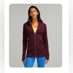 Lululemon Hooded Radiant Jacket Sweatshirt - Size 16 - Cassis
